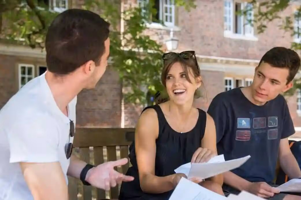 students talking about a level subjects