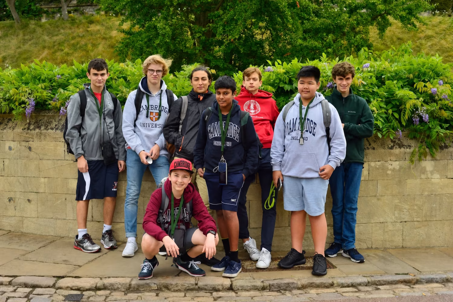 Students posing for a picture