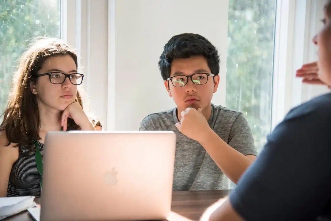 two students learning how to improve active recall