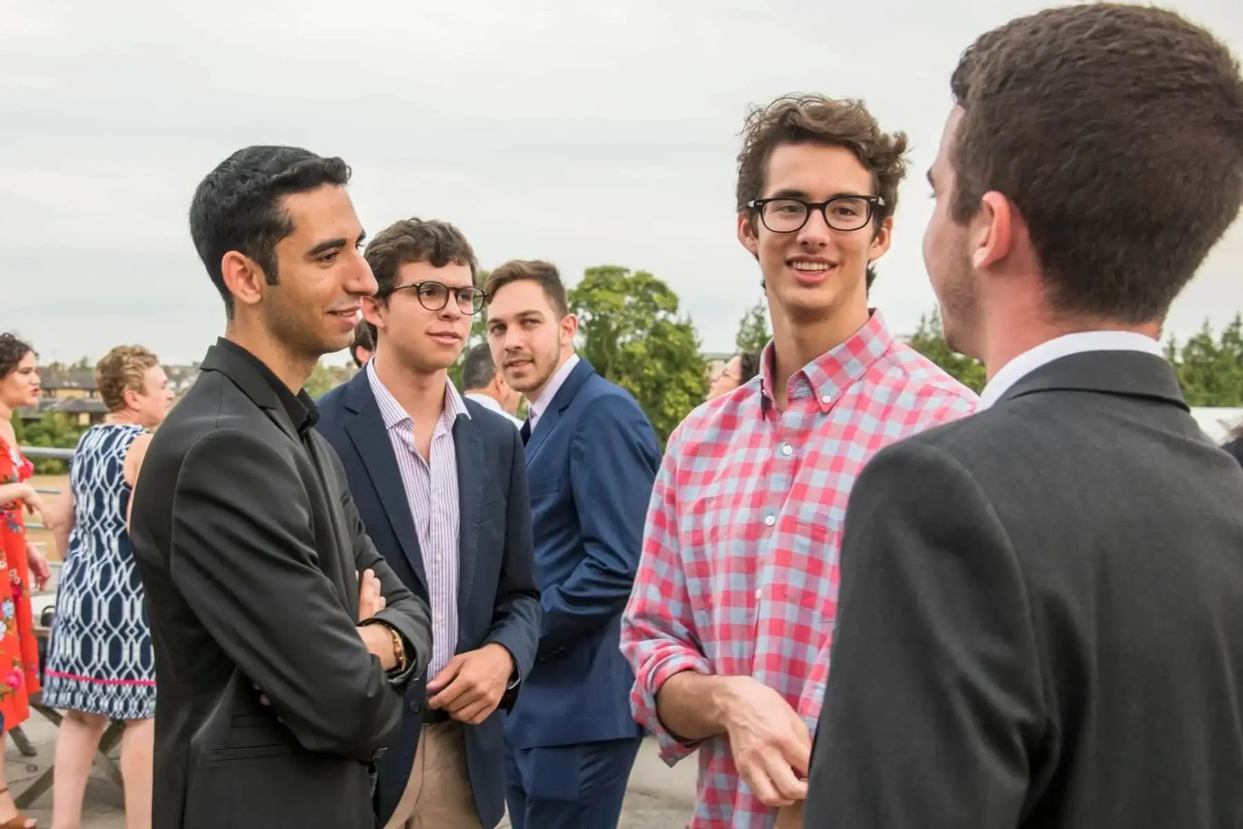 Students networking