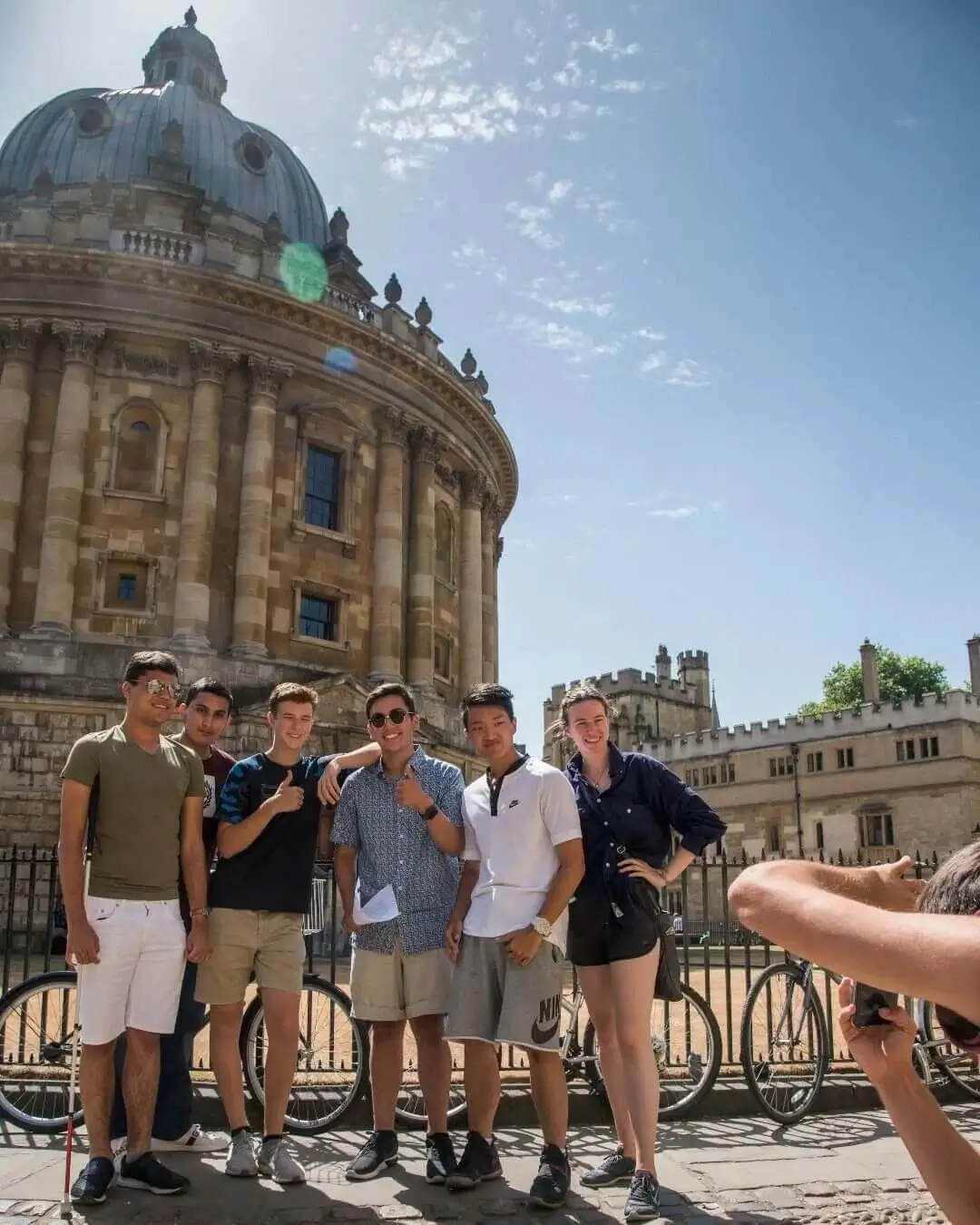 Group of friends taking a picture