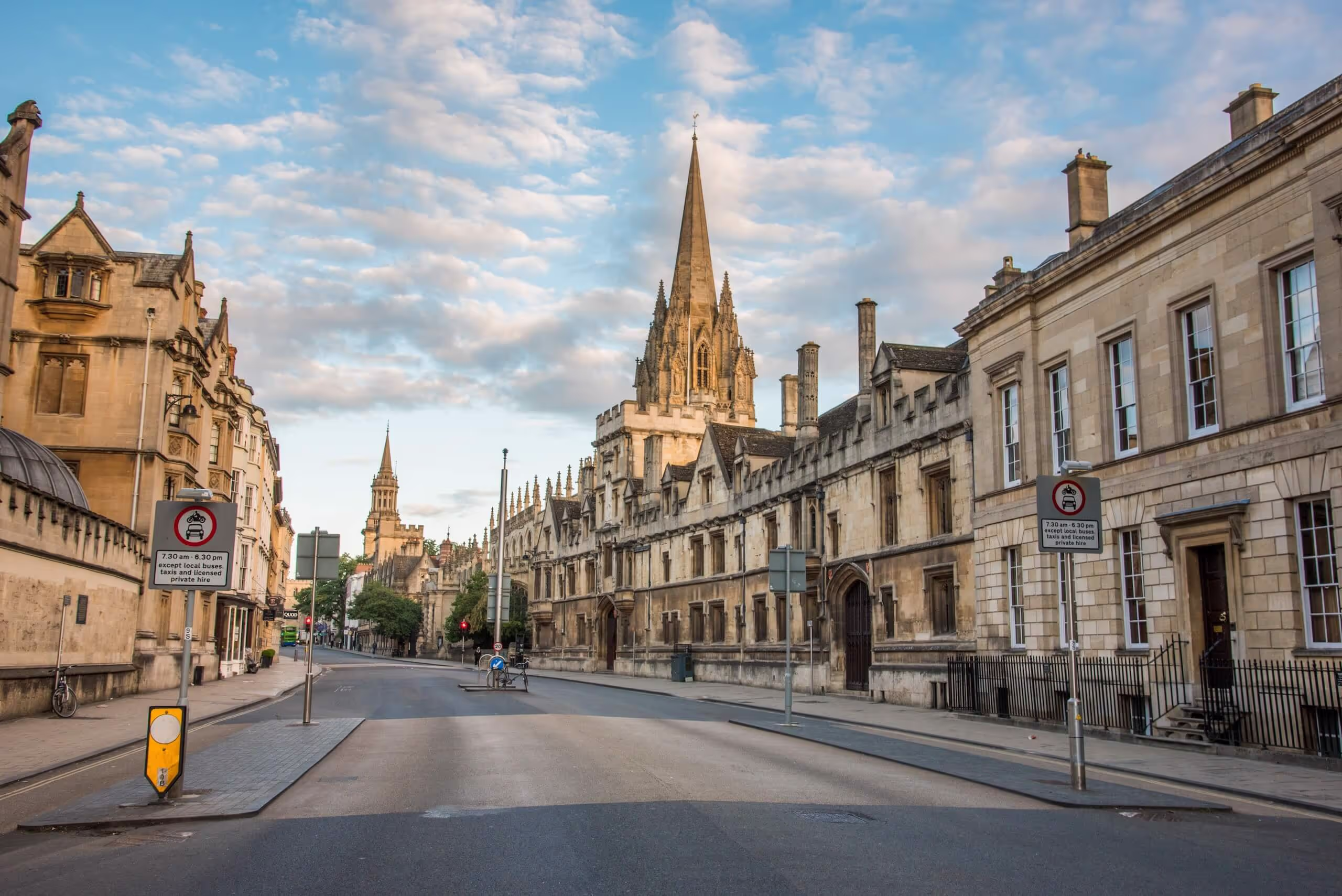 View on the street in Oxford