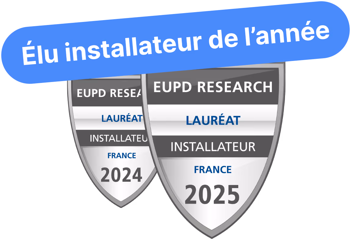 Logo Installateur de l'Année 2024 et 2025
