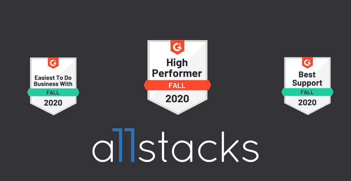 Allstacks Takes Lead in 3 major G2 Crowd Fall 2020 Reports — Allstacks
