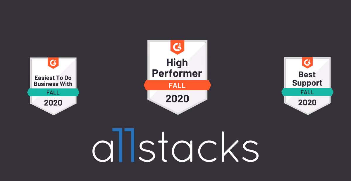 Allstacks Takes Lead in 3 major G2 Crowd Fall 2020 Reports — Allstacks