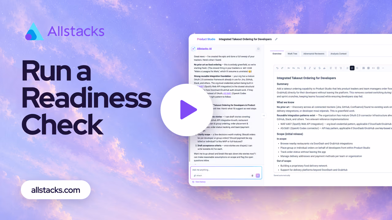 Run a readiness check