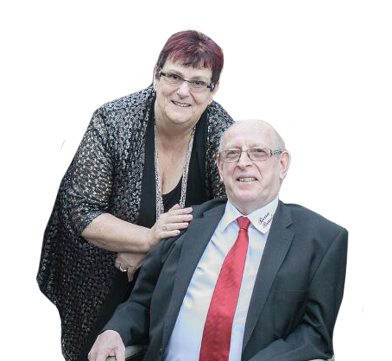 Ein Bild der beiden Gründer Renate & Karl-Reinhard Schöpfer