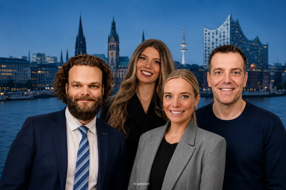 NOERDISCH Team in der Hamburger HafenCity