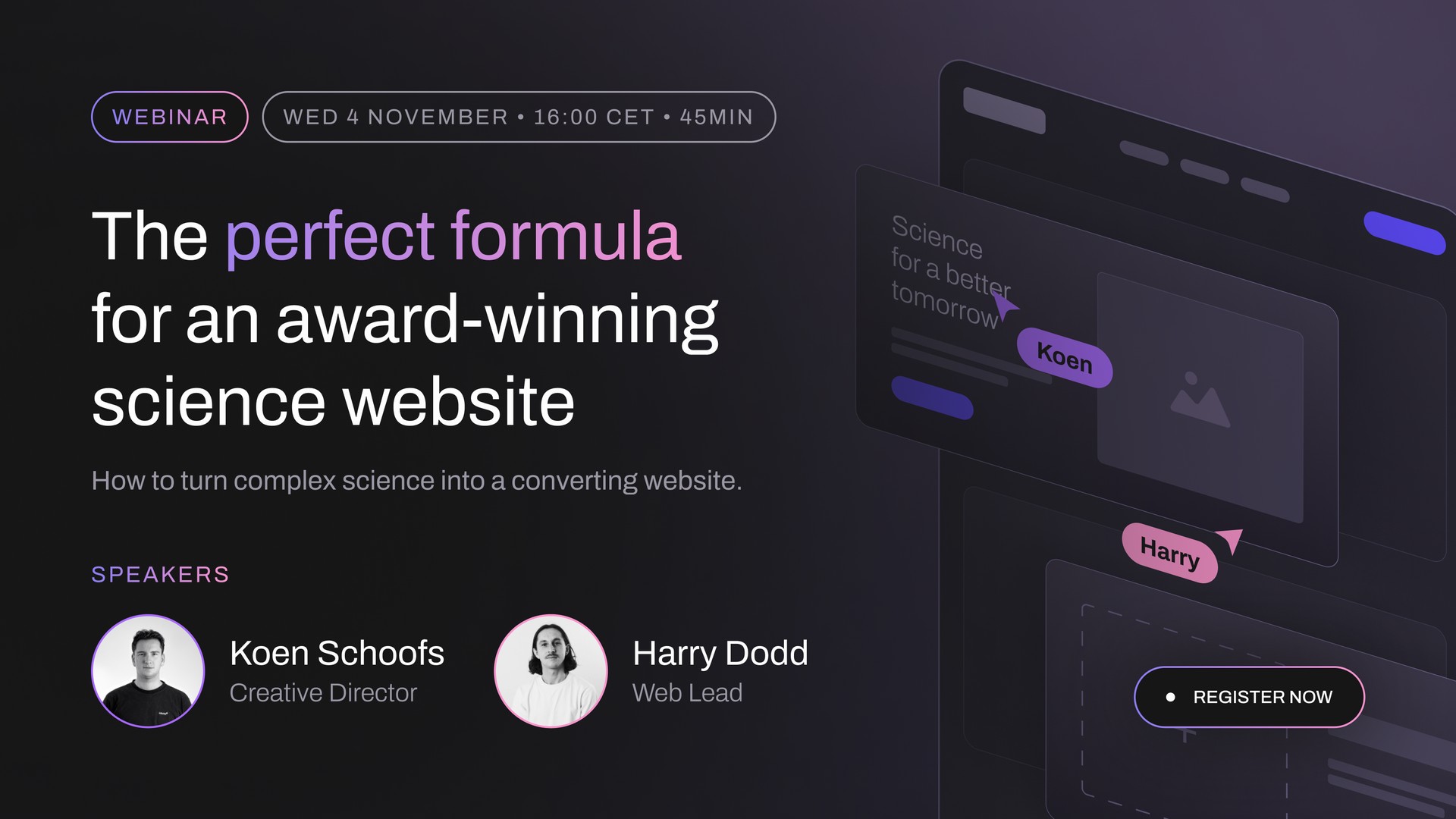 The perfect formula for an award-winning science website