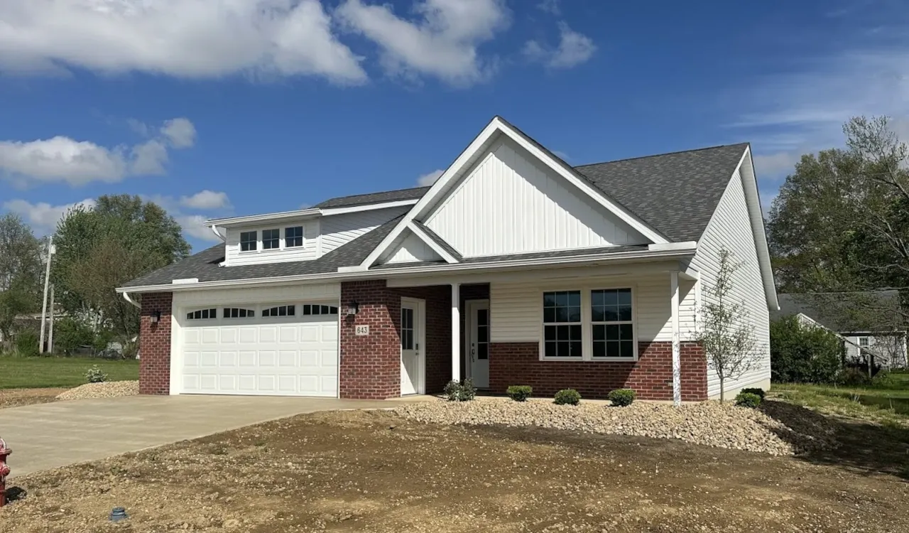 new brick home