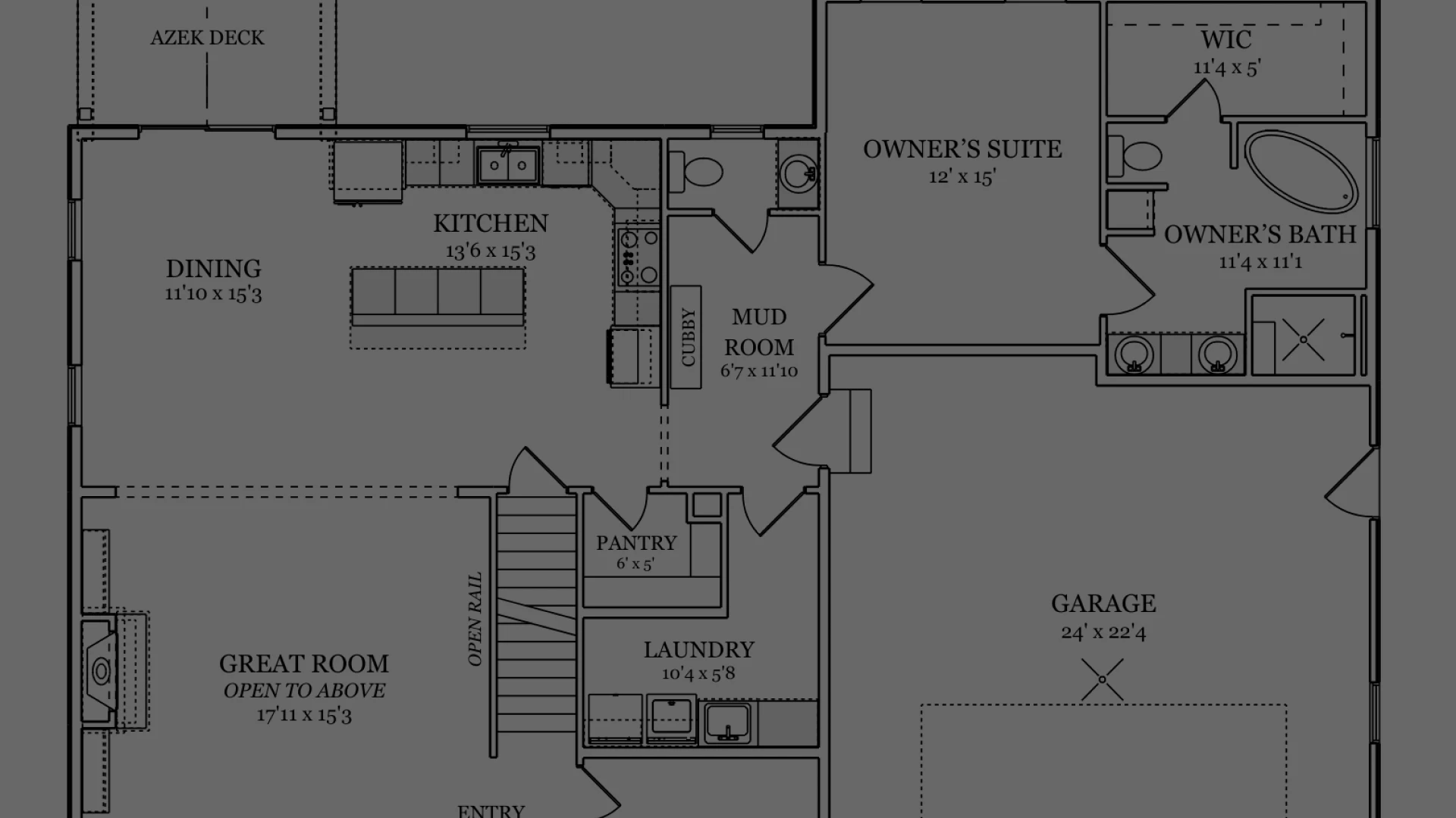 home blueprints with overlay