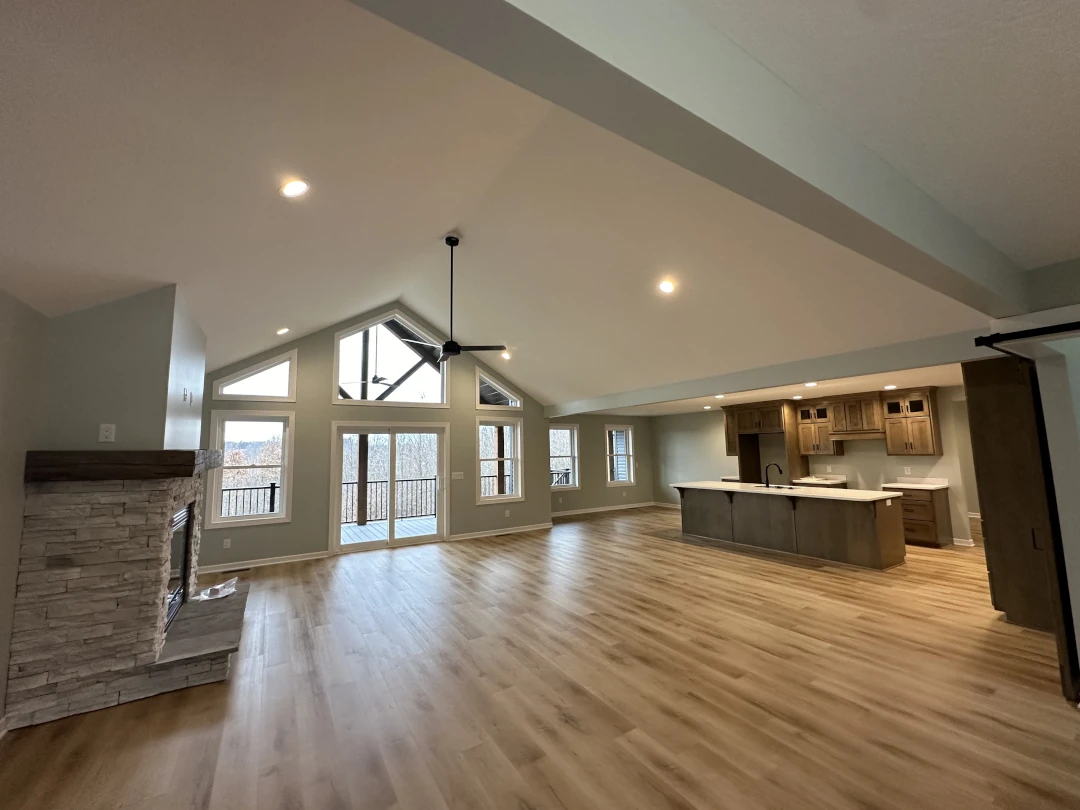 open living space floor plan