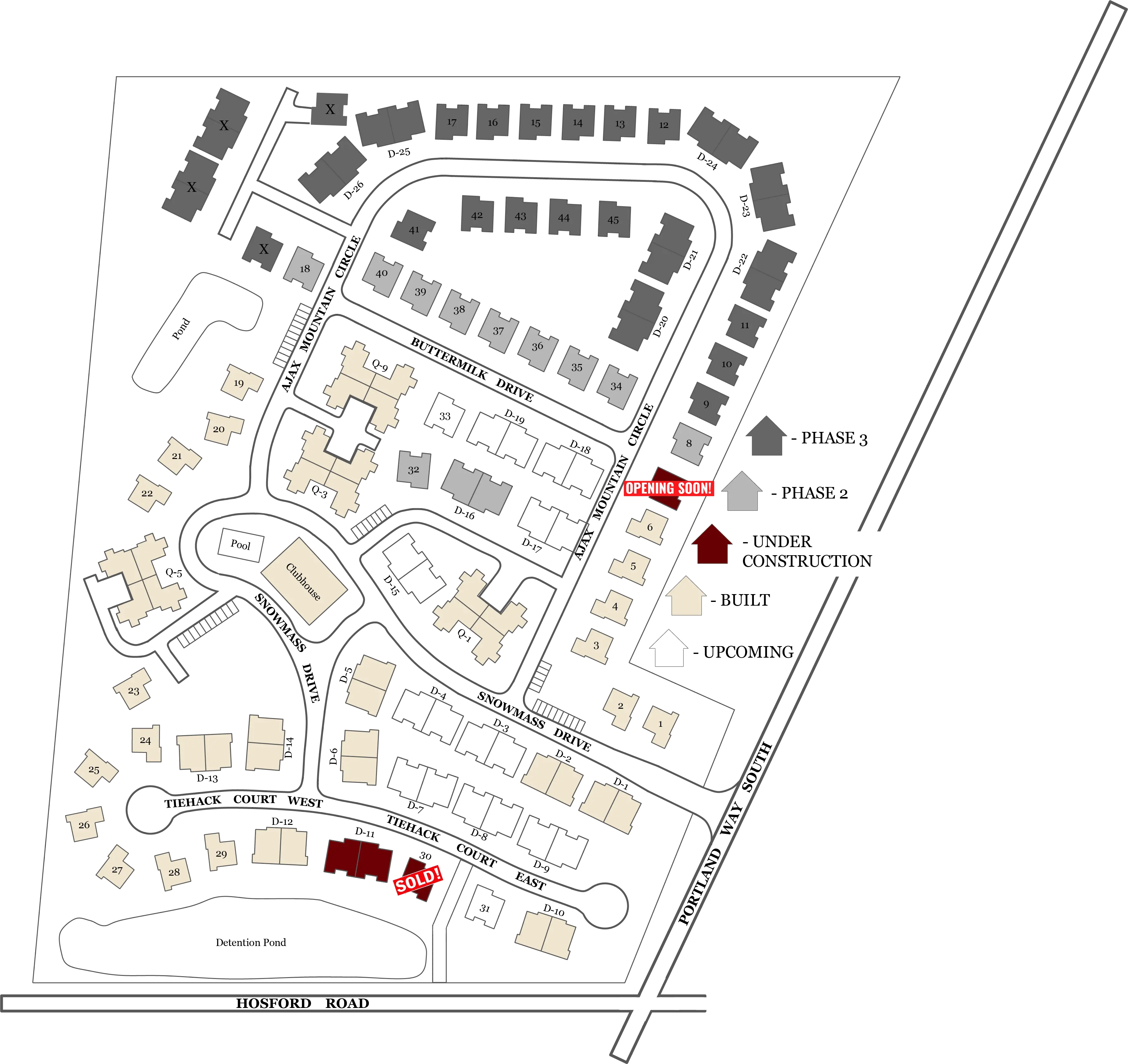 map of condos