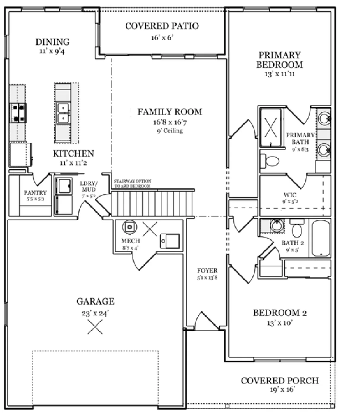 condo main floor plan