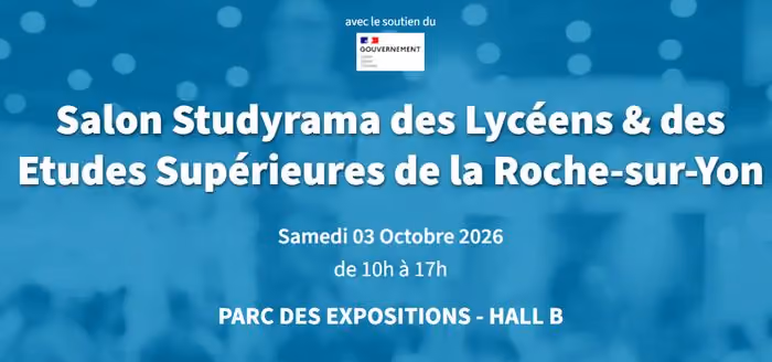 Salon Studyrama des Lycéens & des Etudes Supérieures de la Roche-sur-Yon
