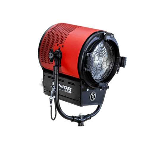 Mole Richardson Senior 900W LED fresnel light available for rental at Spline studios