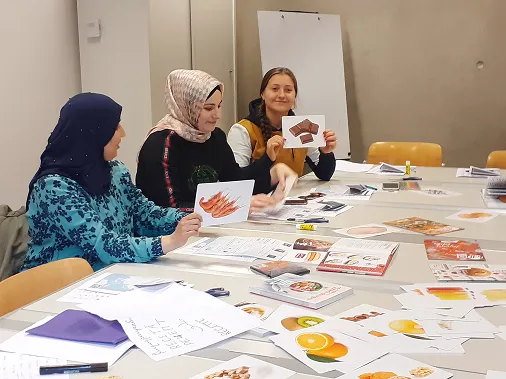 Je-lie, formation inclusion, présentation d'un groupe de stagiaires souriants