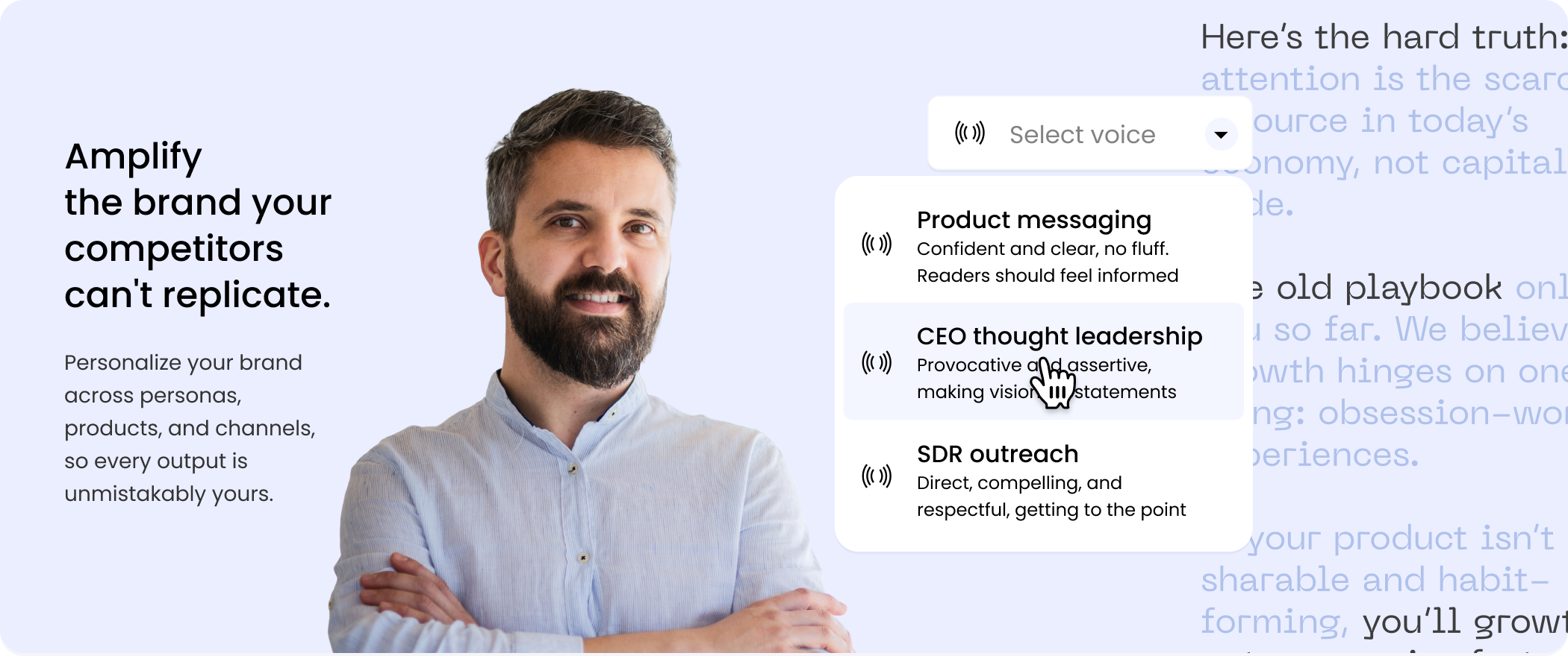 Amplify your brand