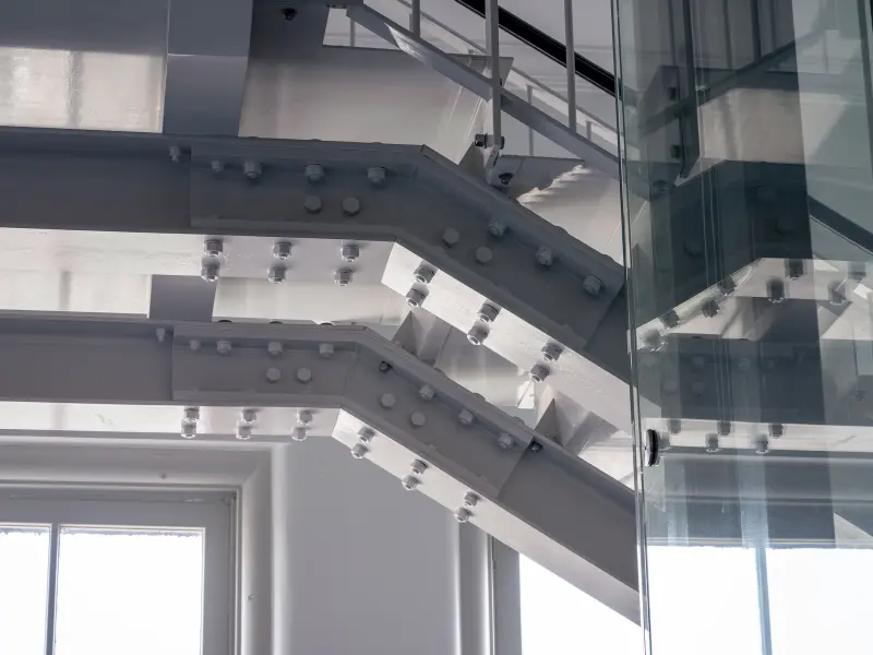Escalier et structure métallique sur mesure