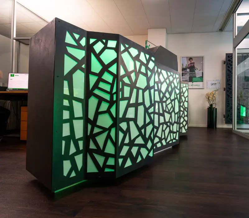 Garde-corps en inox et verre sur mesure