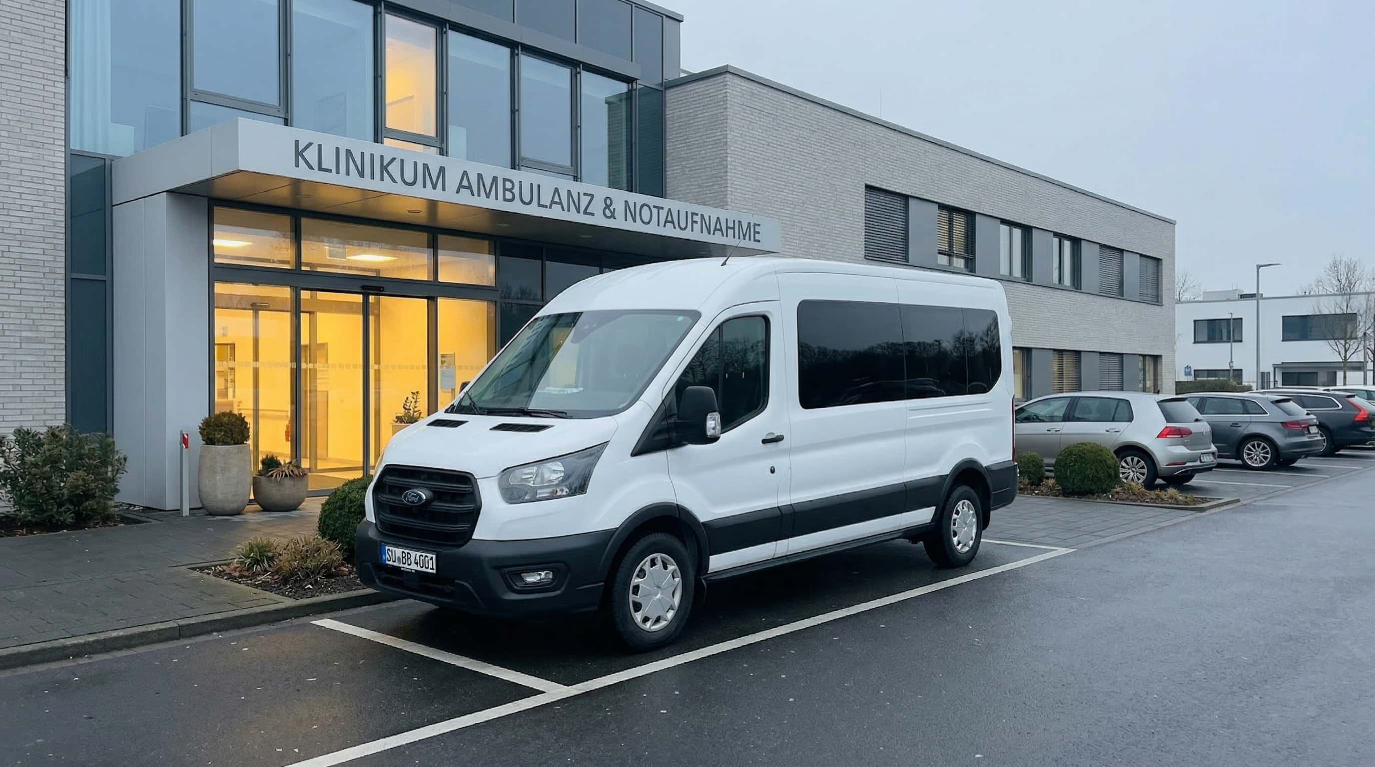 Fahrdienst Bergen bei einer Dialysefahrt im Rhein-Sieg-Kreis