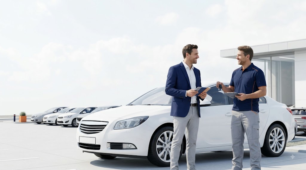 image of car tire rotation service