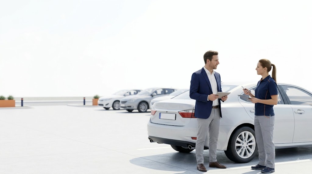 image of car tire rotation service