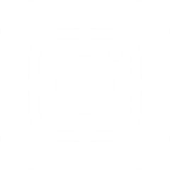 Instagram logo icon in black on a white rounded square background.