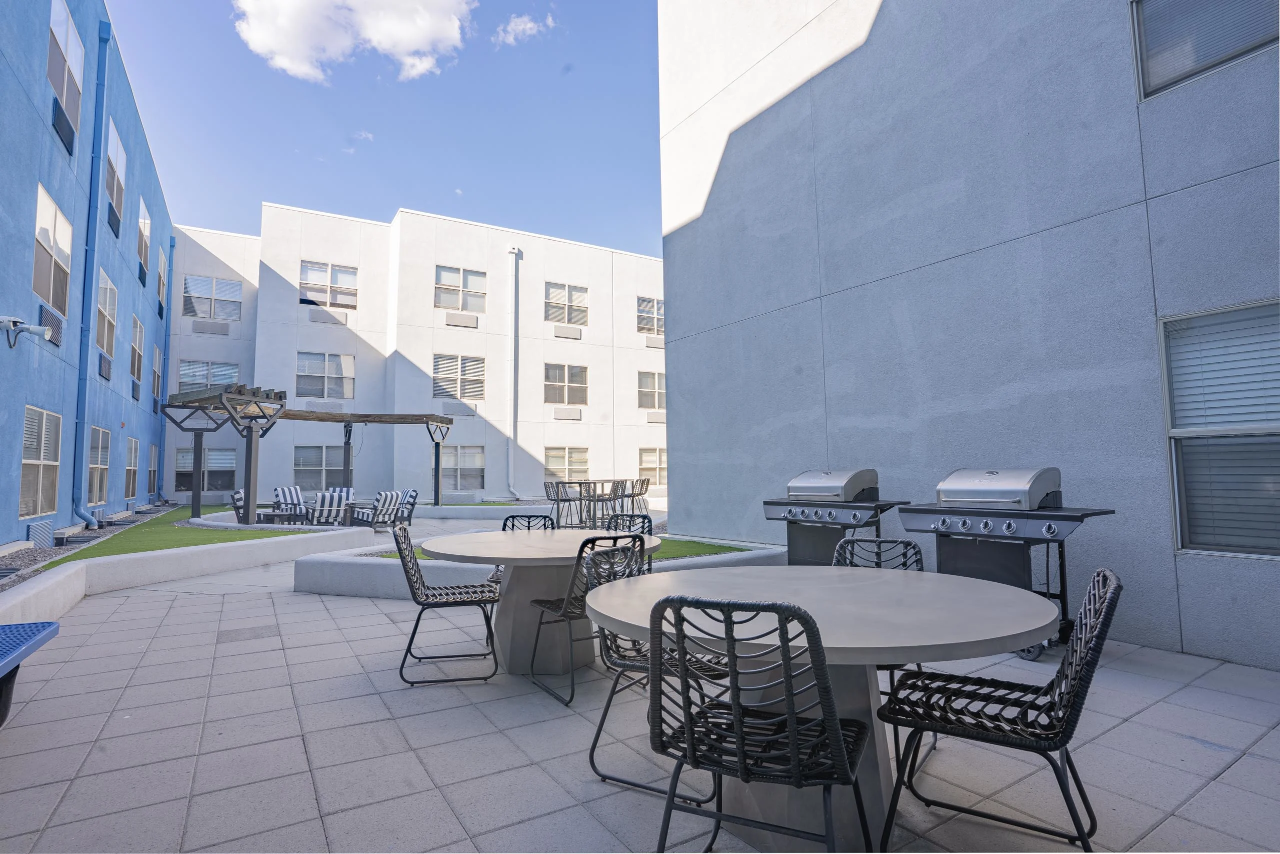 Outdoor bbq area