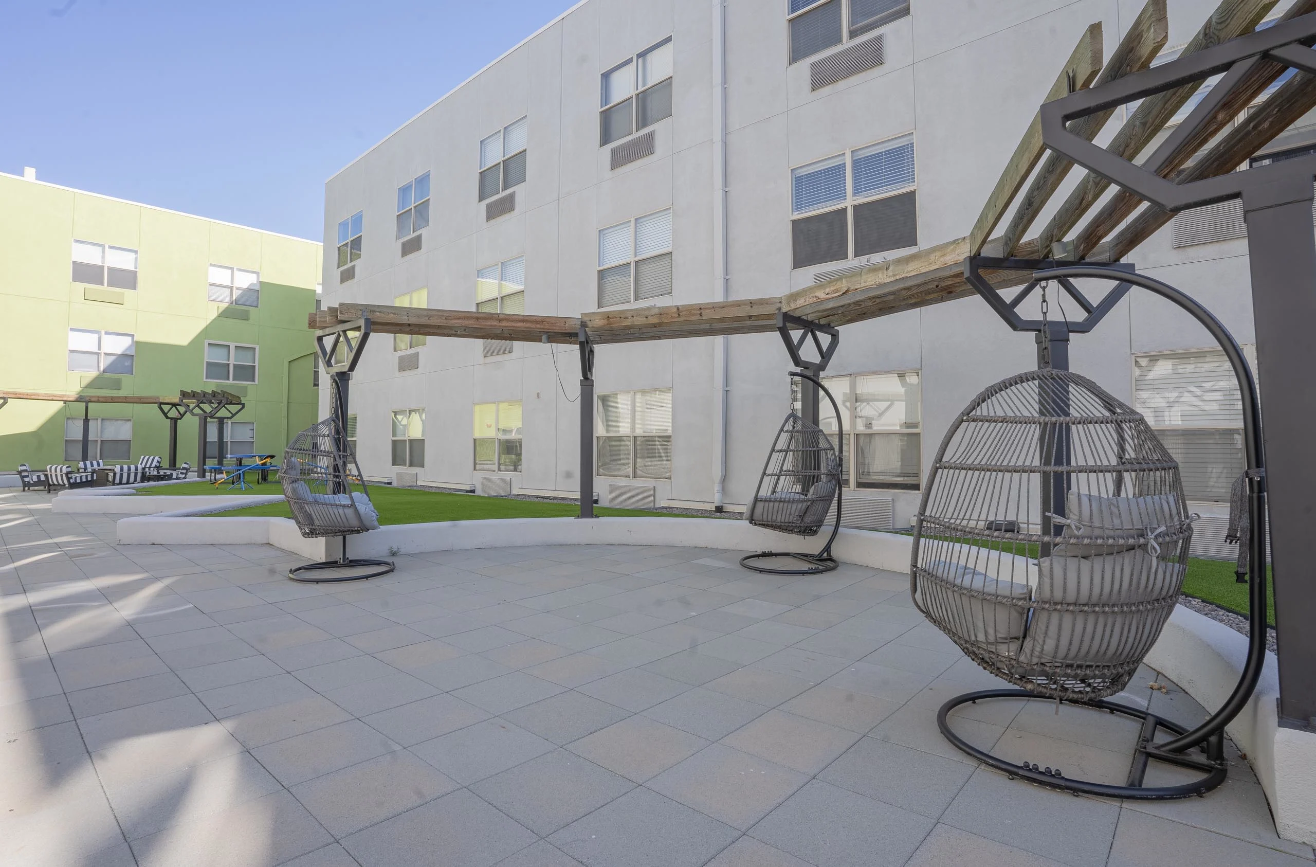 Outdoor seating area