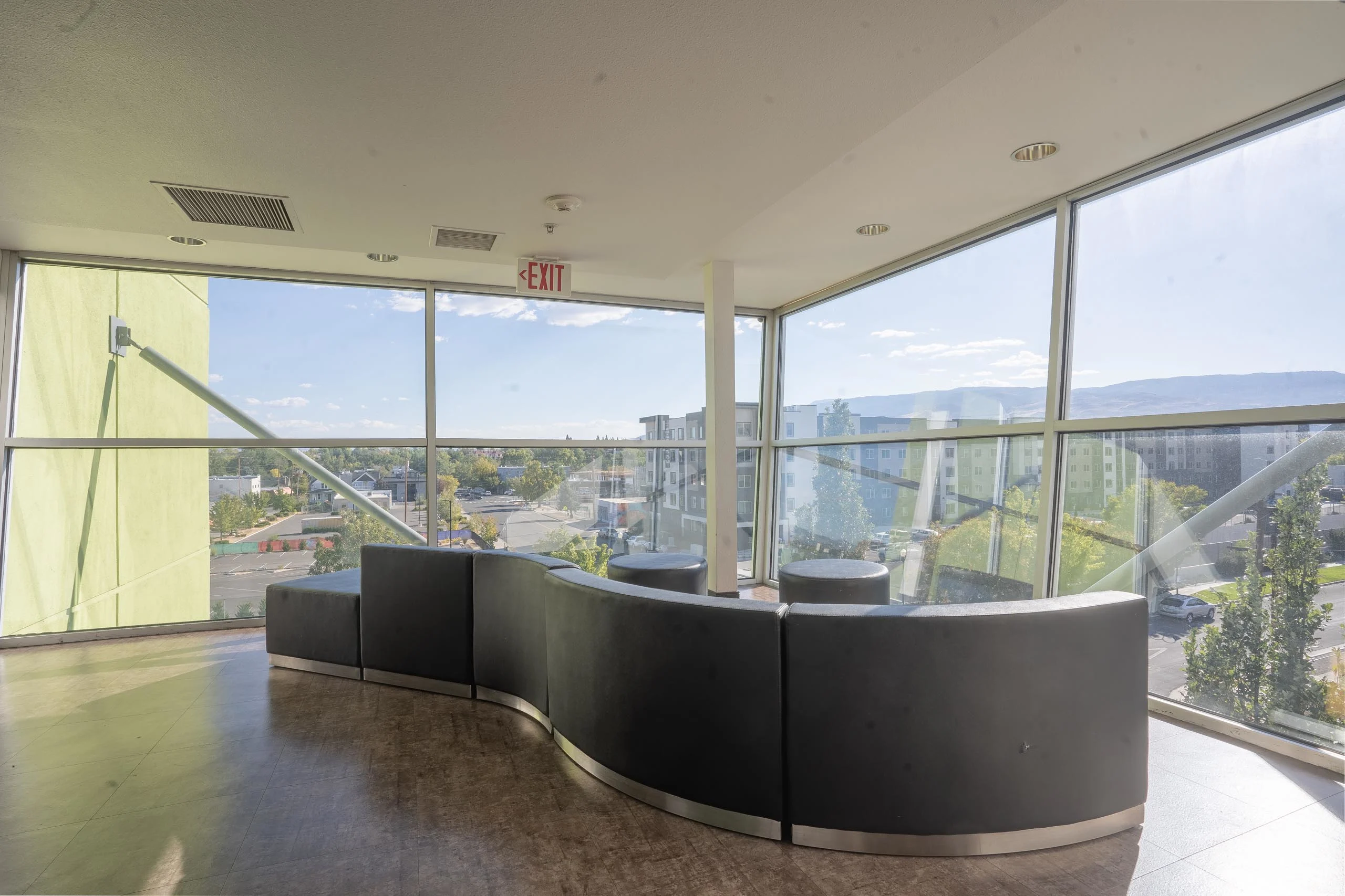 Lounge seating with view