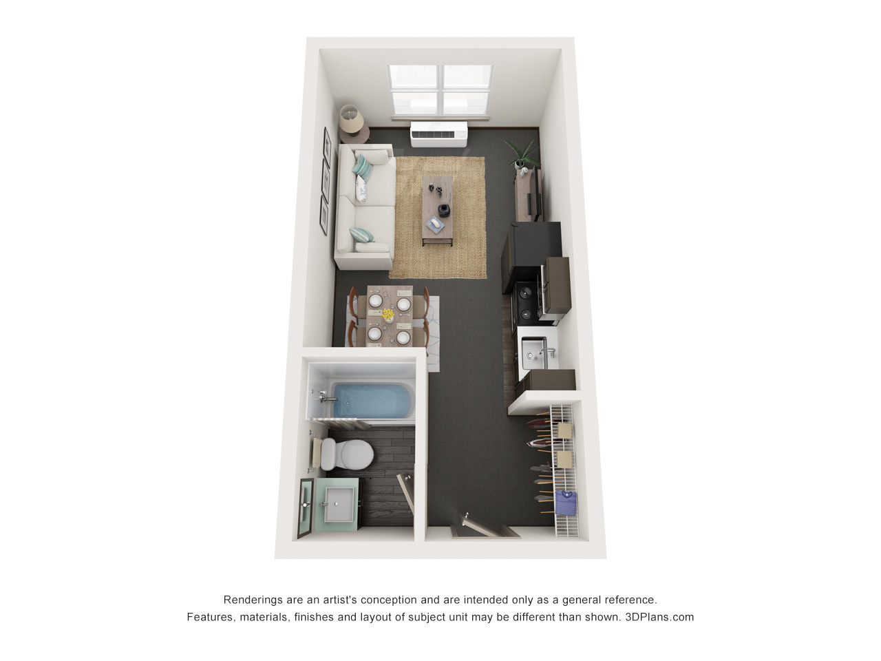 Studio floor plan