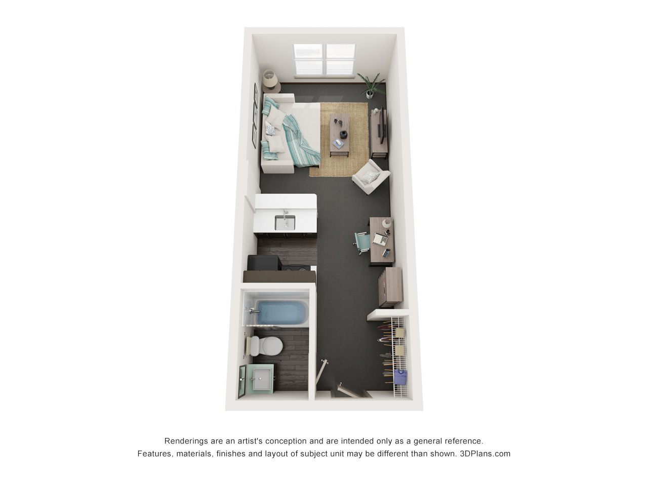 Studio floor plan