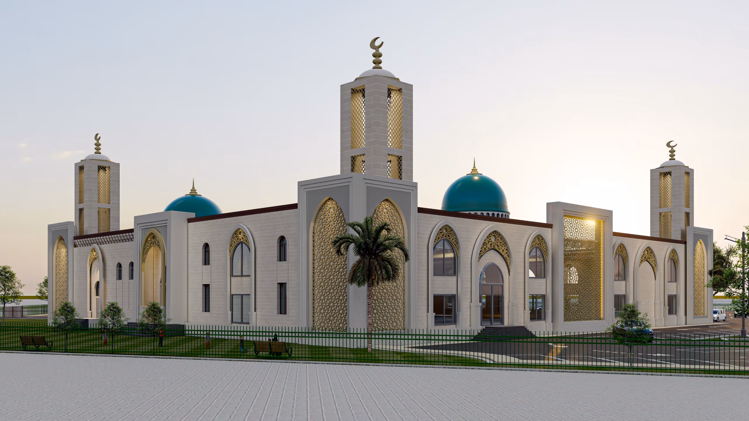 Masjid Al-Huda expansion project construction photo