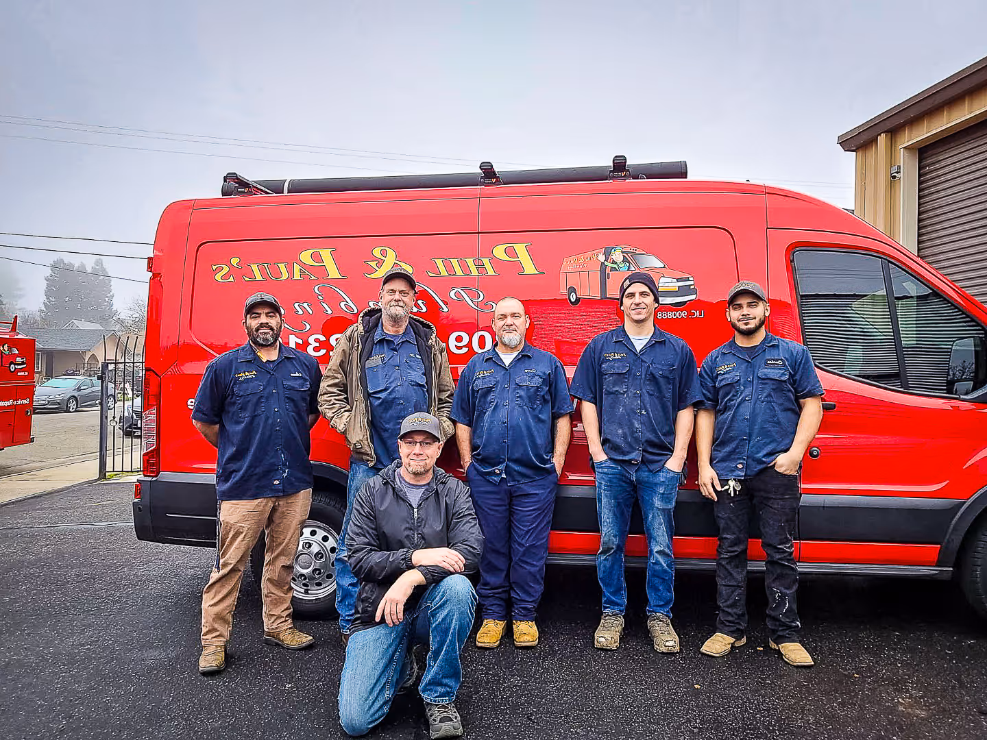 Phil and Pauls Plumbing crew Lodi