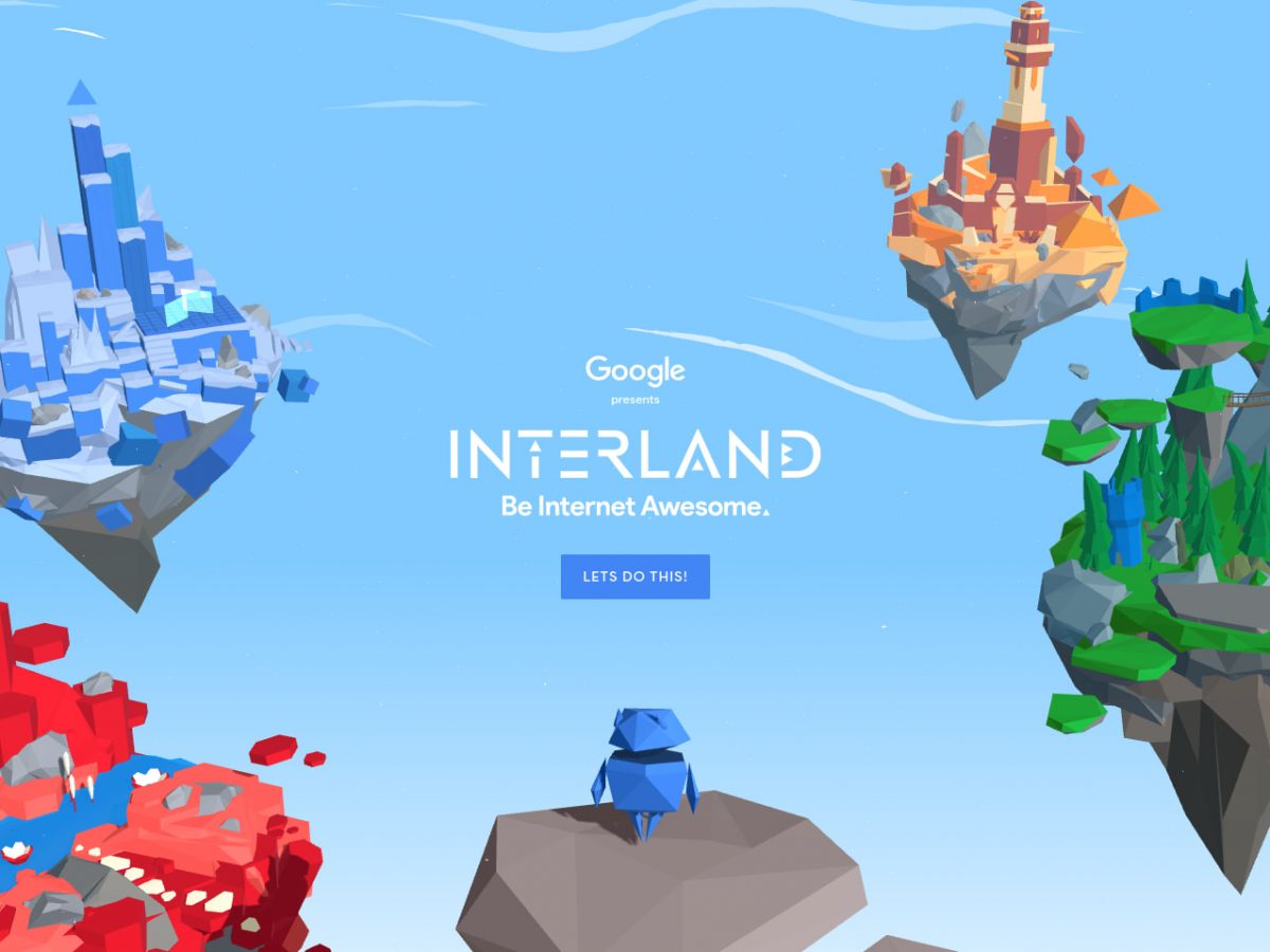 Google Interland Be Internet Awesome online safety game for kids