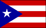 The flag of Puerto Rico