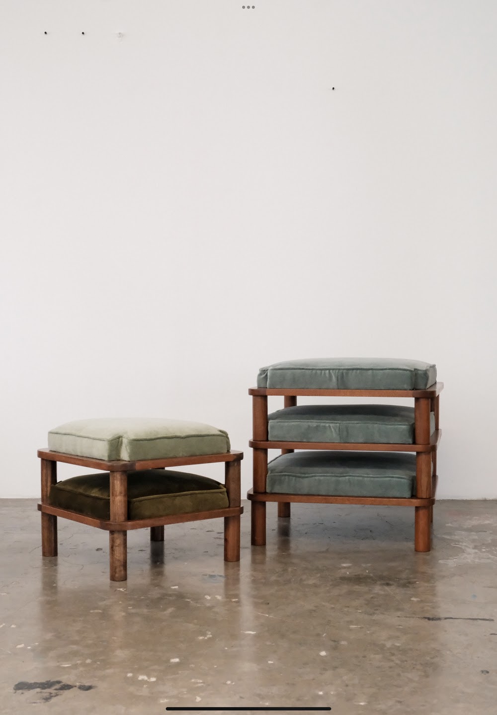 Banquitos apliables 3-pack - Leather