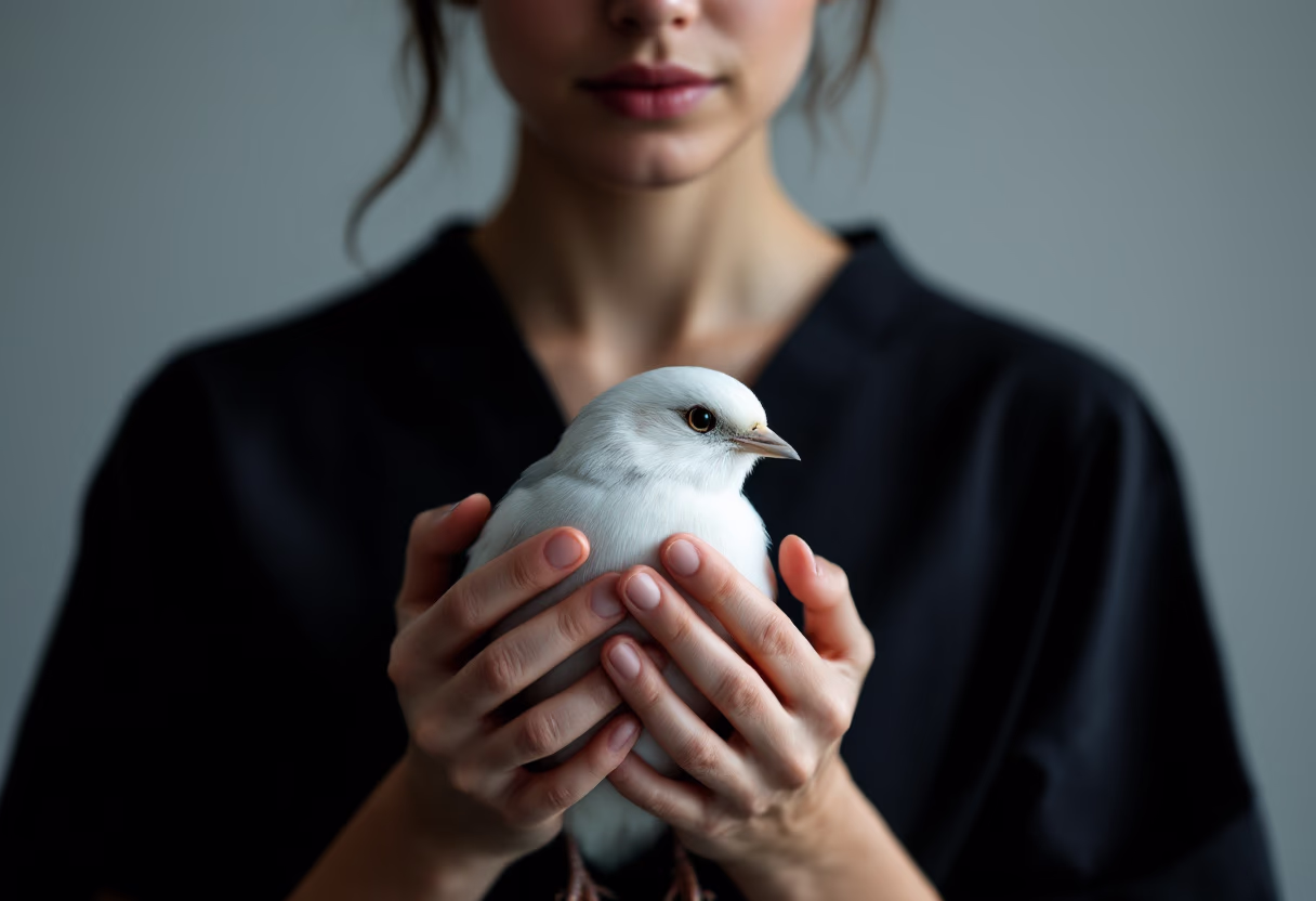 image of a vet assisting an animal