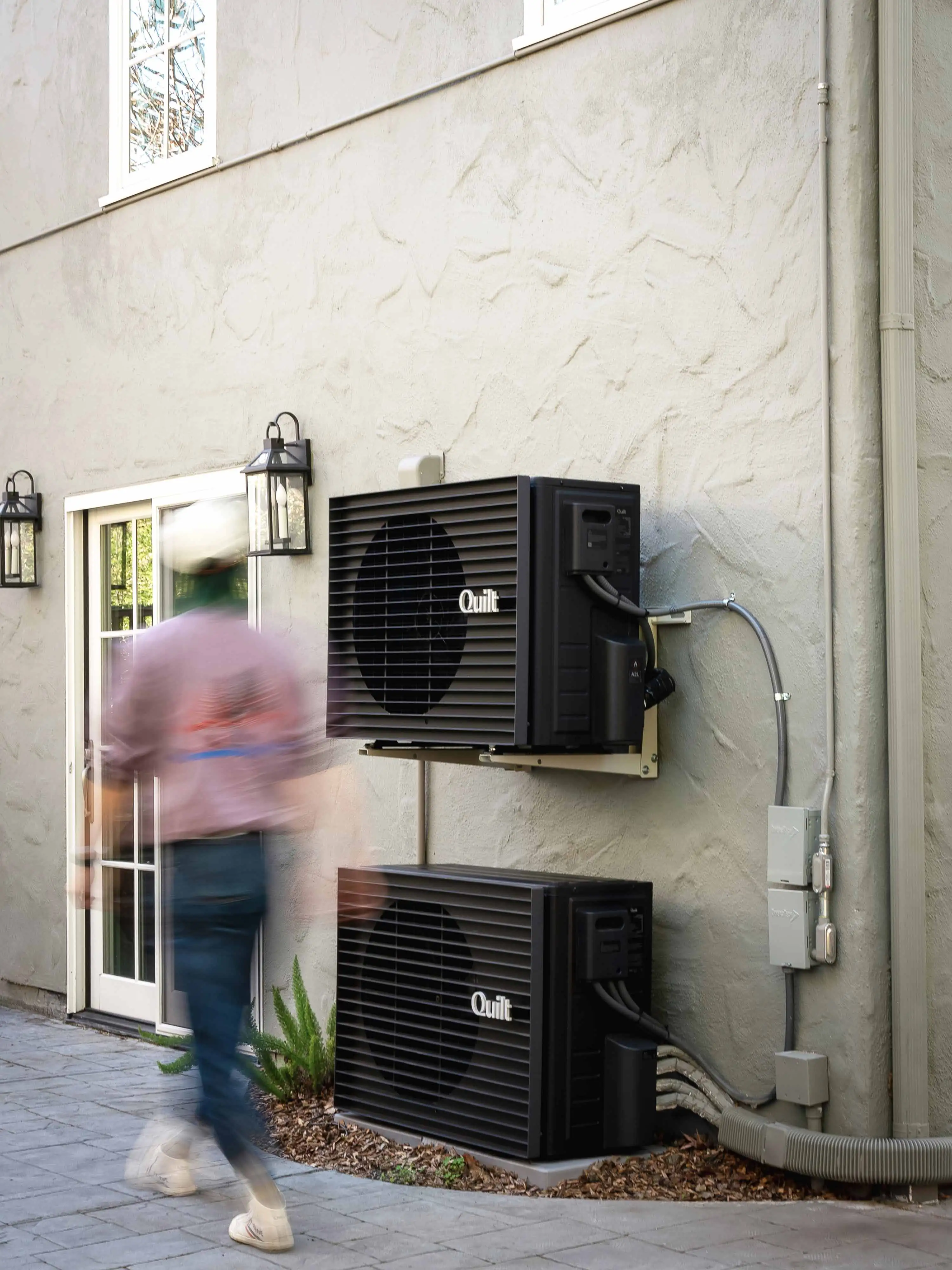 Quilt ductless heat pump system components