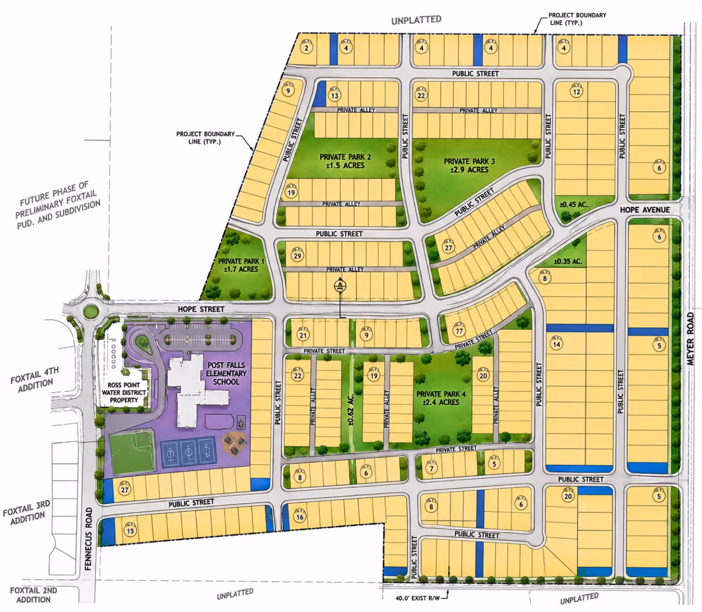 The Parkllyn site plan — tap to enlarge