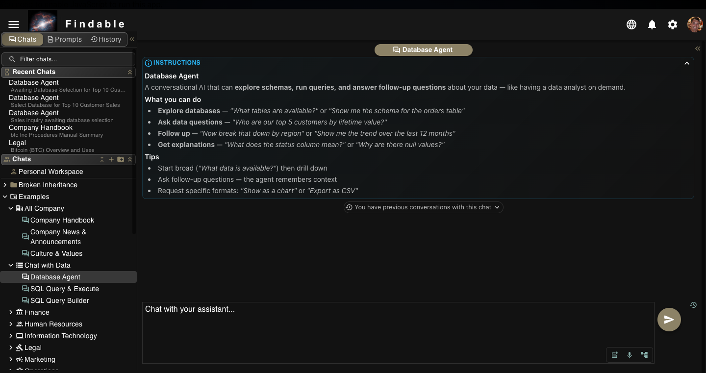 [interface] screenshot of core features (for a ai legal tech company)