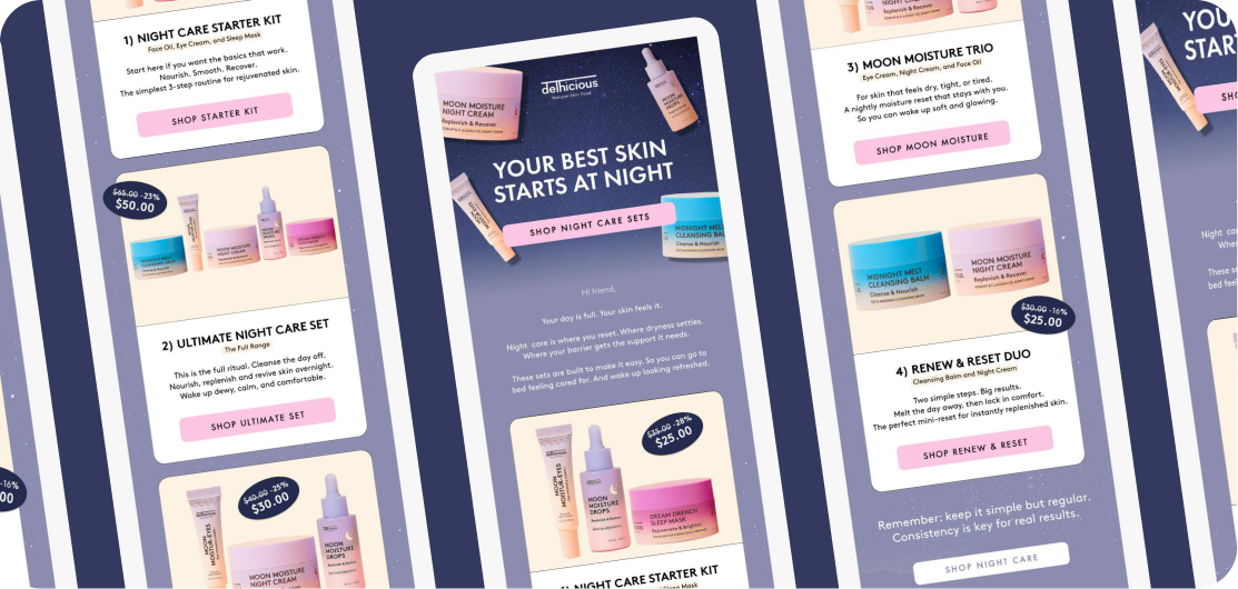 A long-running series of branded campaign emails