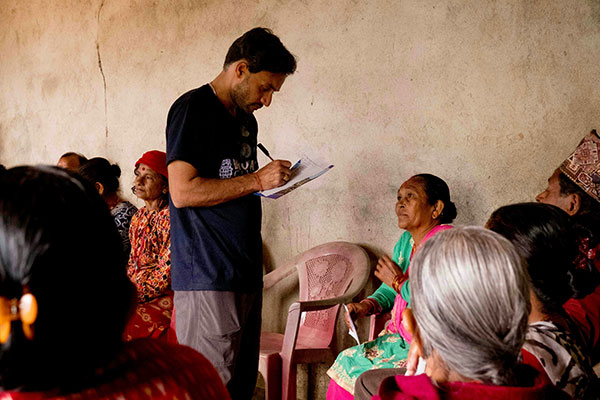 Photo of a person working in a non-profit org, by Frederick Shaw.