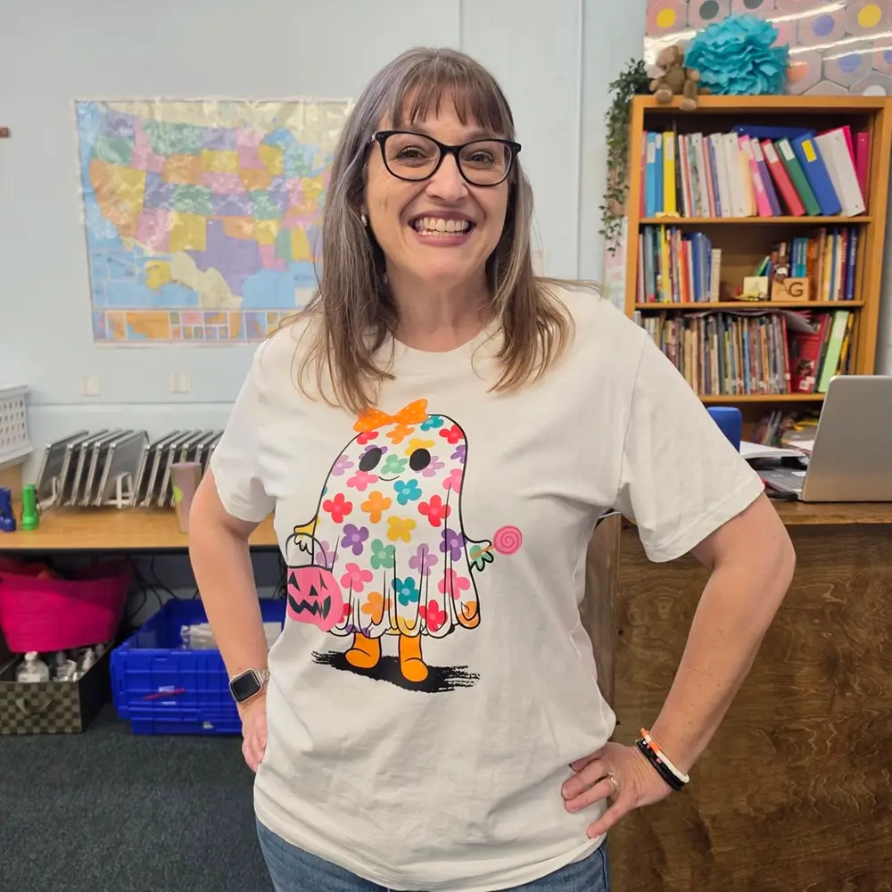 A teacher at St. Joseph Marquette Catholic School in Yakima