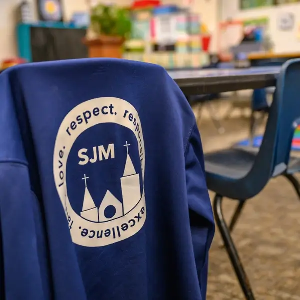 Students in uniform at St. Joseph Marquette Catholic School in Yakima