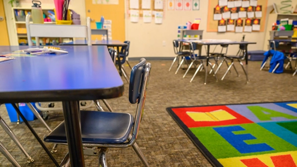 A parent on a private tour of St. Joseph Marquette Catholic School in Yakima