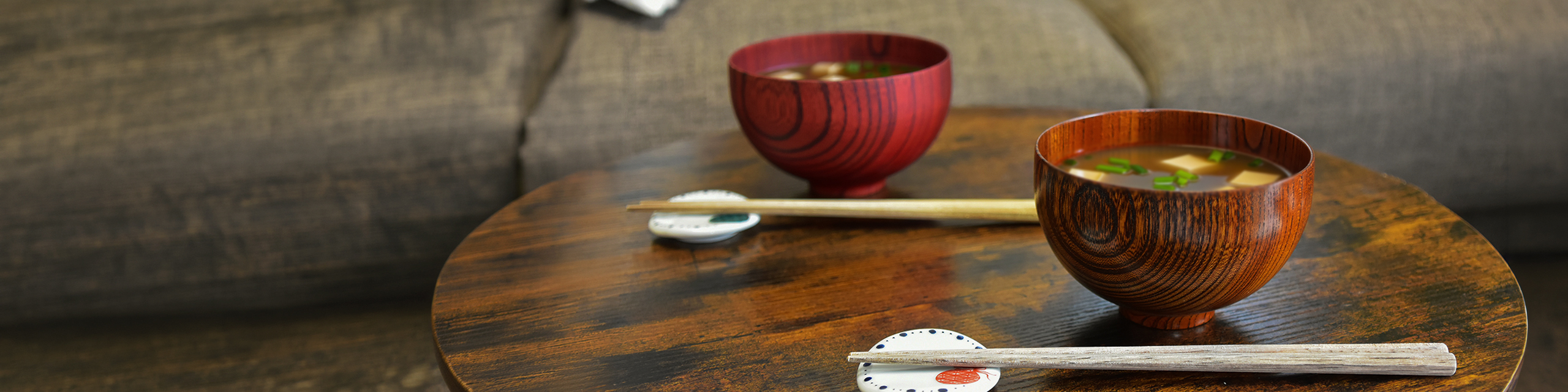 Miso soup with Yamanaka lacquerware