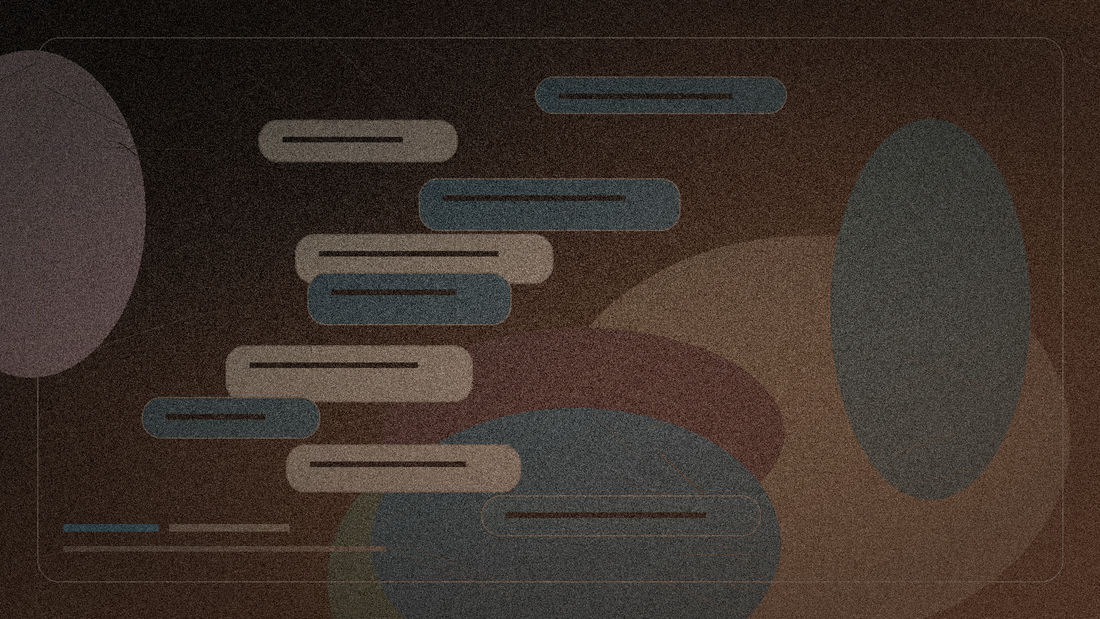 Abstract network of background shapes