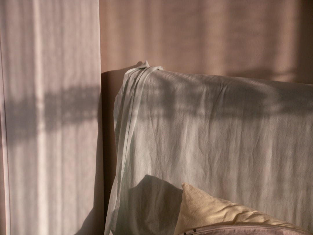 peaceful bedroom with morning light